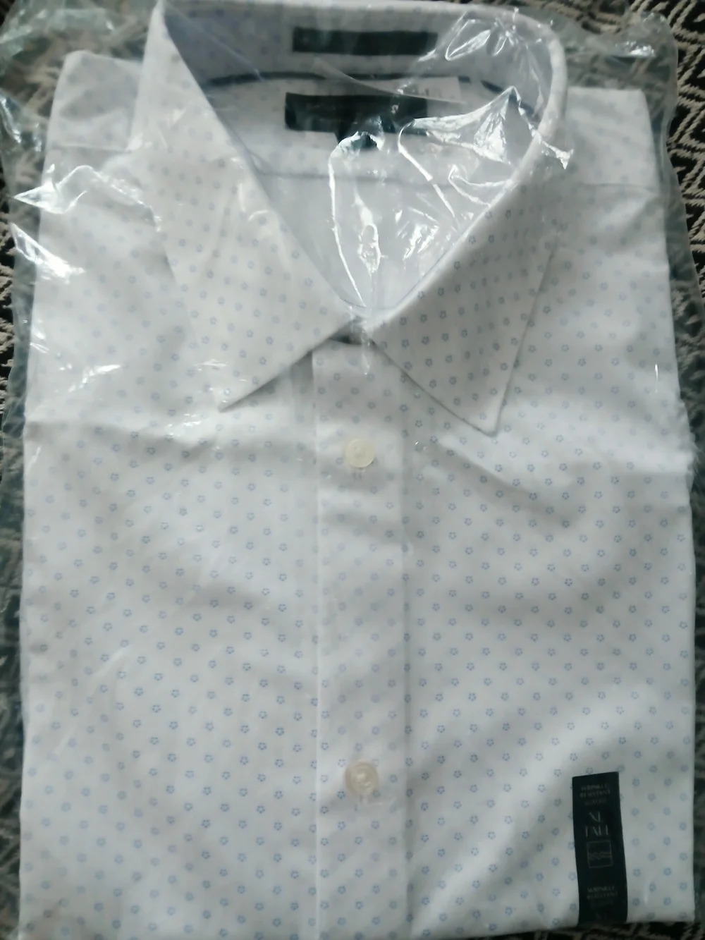 Mens Banana Republic  Slim Fit White Dress Shirt Tall Xl Nwt
